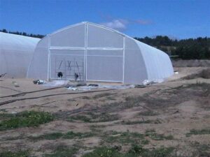 10m x 30m polyethylene tunnel